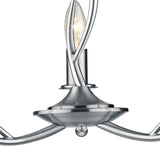3 Light Pendant Satin Chrome