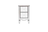 2 Drawer Bedside White