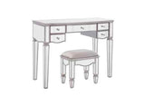 ELY5DTMIRV2 5 Drawer Dressing Table White