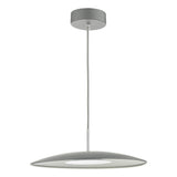 Pendant Matt Grey Stainless Steel Led