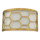 1 Light Wall Light Gold & Ivory