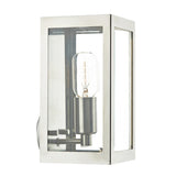 ERA0744 Outdoor Wall Light Stainless Steel Glass Ip44