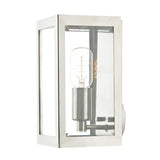 Outdoor Wall Light Stainless Steel Glass Ip44
