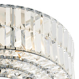 ERR5250 Crystal Semi Flush Fitting Polished Chrome