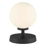 ESB4122-02 Touch Table Lamp Matt Black With Opal Glass