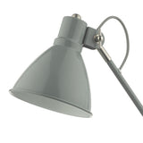 Task Table Lamp Grey & Satin Nickel