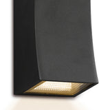 Outdoor 2 Light Wall Light Dark Grey Ip44 Led