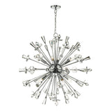 EXO0850 8 Light Pendant Polished Chrome Crystal