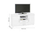 EDG2SBWHT 2 Door 2 Drawer Sideboard White