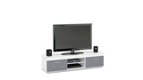 EDGTVUWTG TV Unit White & Grey