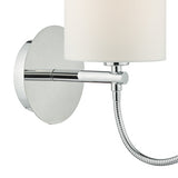 Wall Light Led Polished Chrome Base Only