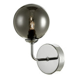 FEY0750-01 Wall Light Polished Chrome Smoked Glass