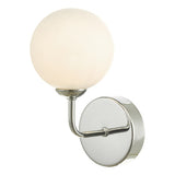 FEY0750-02 Wall Light Polished Chrome Opal Glass