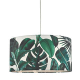 FIL6524 Easy Fit Pendant Green Leaf Print