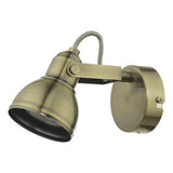 Single Wall Spotlight Antique Brass