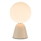 FRA403 Table Lamp Pink Opal Glass