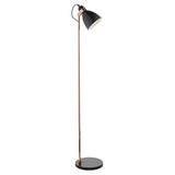 FRE4922 Task Floor Lamp Black & Copper