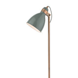 Task Floor Lamp Grey & Copper