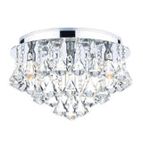 FRI0450 Bathroom 4 Light Flush Polished Chrome Ip44