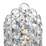 1 Light Wall Bracket Polished Chrome And Faceted Crystal