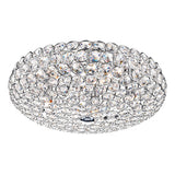 FRO5450 5 Light Flush Crystal Polished Chrome