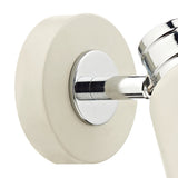 Single Wall Spotlight Cream Polished Chrome