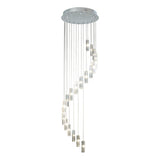 GAL3350-LED 20 Light Cluster Pendant Polished Chrome Crystal Led - 2M Drop