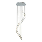 GAL6350-LED 20 Light Cluster Pendant Polished Chrome Crystal Led - 3M Drop