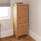 5 Drawer Narrow Chest