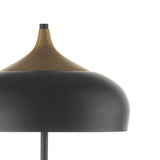 2 Light Floor Lamp Black