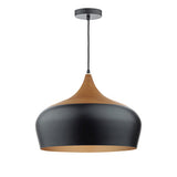GAU8622 1 Light Pendant Black Large