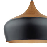 1 Light Pendant Black Large