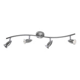 GEM8446 4 Light Bar Spotlight Satin Chrome (Multipack)