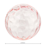 Pink Dimpled Glass