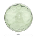 Green Dimpled Glass