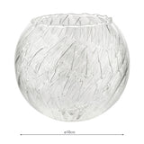 Clear Glass With Inner Wire Detail