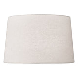 GRI1239 Grey Linen Tapered Drum Shade 30Cm