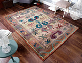 Rug Beige/Multicoloured