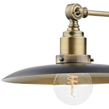 1 Light Wall Bracket Black Antique Brass