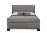 Small Double Bed Grey