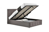 HANOT46GRYV2 Double Ottoman Bed Grey
