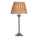HAT4275 Table Lamp Antique Brass With Shade