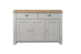 3 Door 2 Drawer Sideboard Grey & Oak