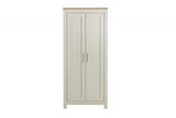 2 Door Wardrobe Cream & Oak