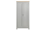 2 Door Wardrobe Grey & Oak