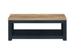 Coffee Table Navy Blue & Oak