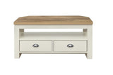 Corner TV Unit Cream & Oak