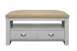 Corner TV Unit Grey & Oak
