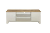 Large TV Unit Cream & Oak