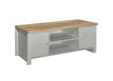 HIGLTVGOK Large TV Unit Grey & Oak
